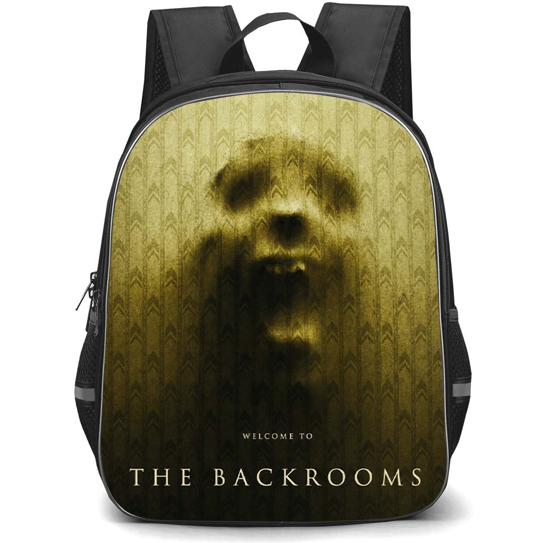 Backrooms Backpack School Bag StudentPack - Backrooms Hidden Entity Poster