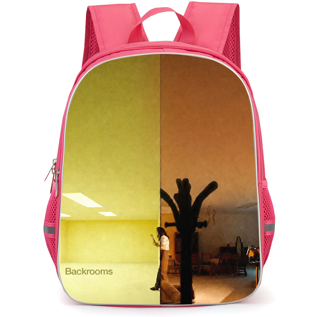 Backrooms Backpack School Bag StudentPack - Backrooms Reality Split Poster
