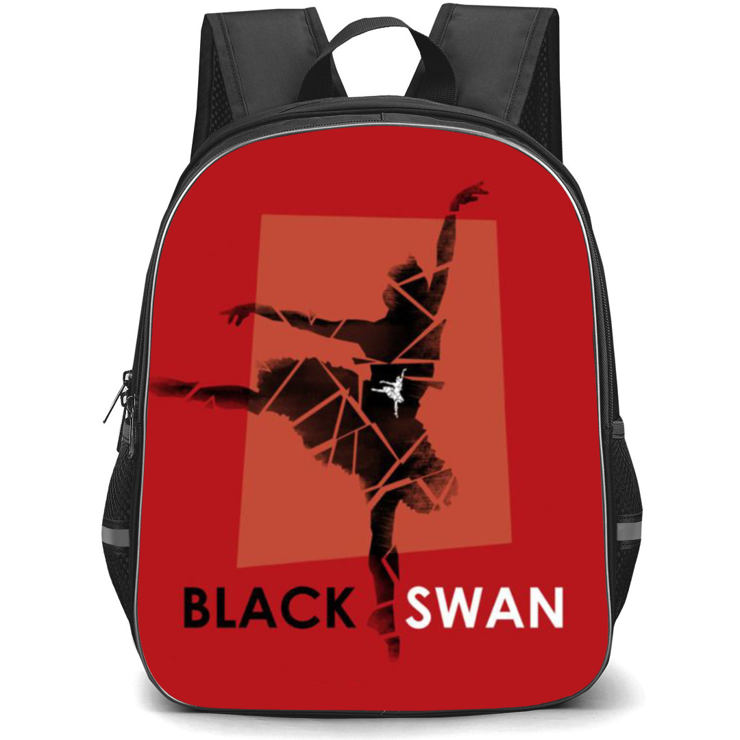 Black Swan Backpack StudentPack - Black Swan Movie Poster Red Background