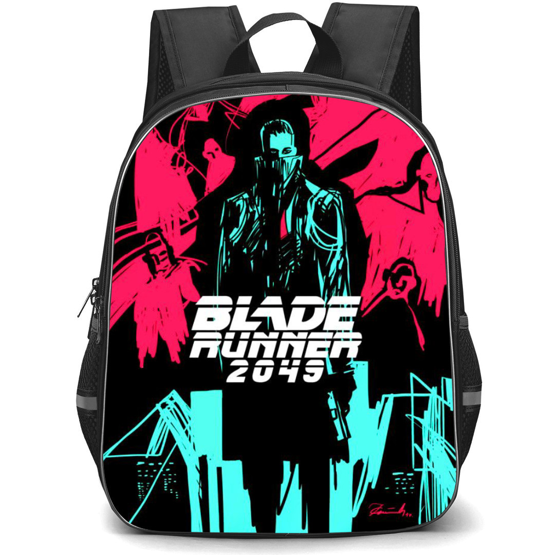 Blade Runner Backpack StudentPack - Blade Runner Movie Poster Illustration Art