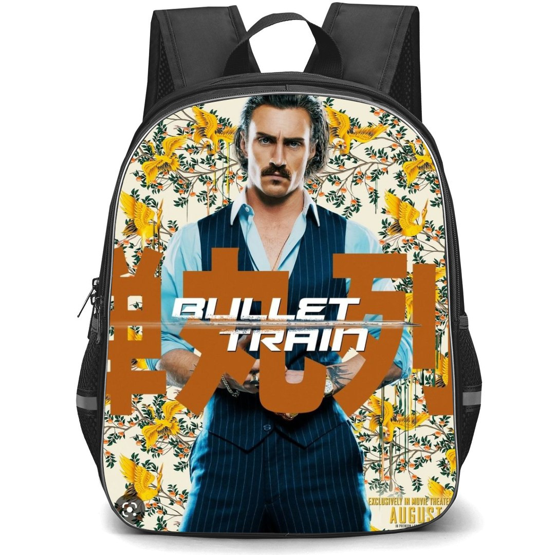 Bullet Train Backpack StudentPack - Bullet Train Aaron Taylor Standing Poster