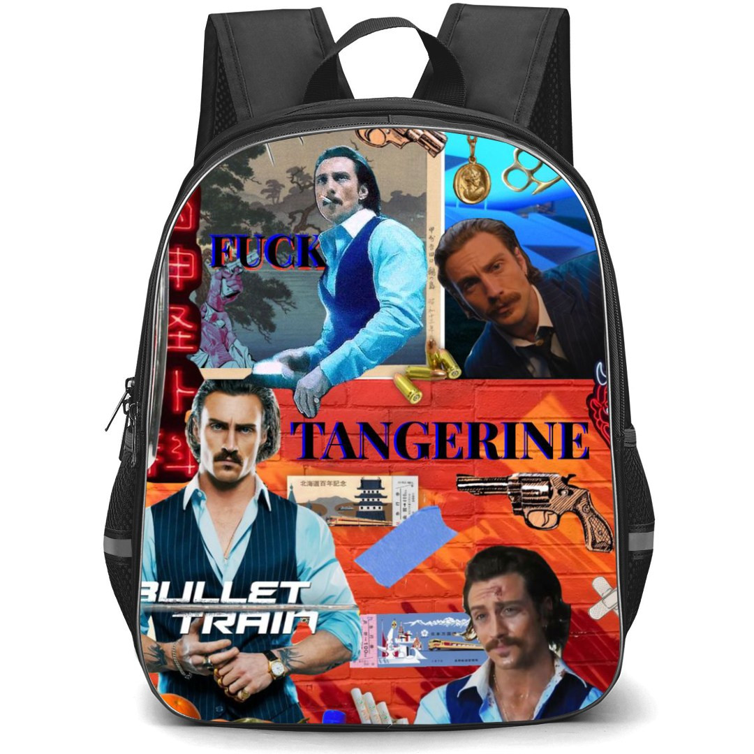 Bullet Train Backpack StudentPack - Bullet Train Movie Collage