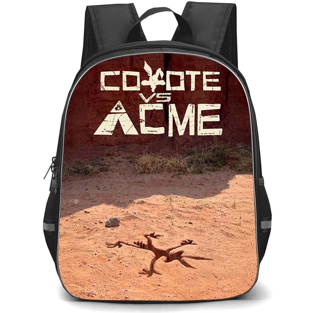 Coyote vs ACME Backpack School Bag StudentPack - Coyote vs ACME Desert Standoff Poster