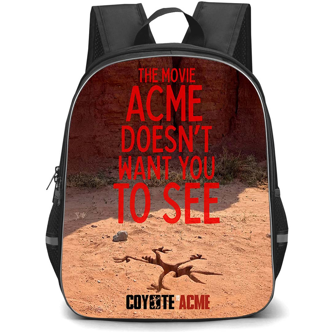 Coyote vs ACME Backpack School Bag StudentPack - Coyote vs ACME Hidden Truth Poster