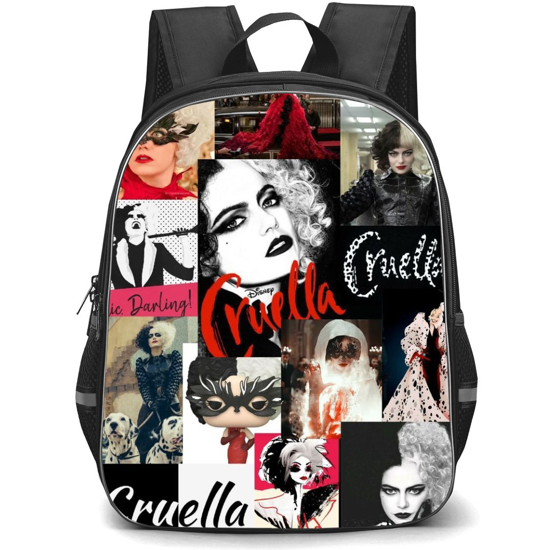 Cruella Backpack StudentPack - Cruella Collage Portrait
