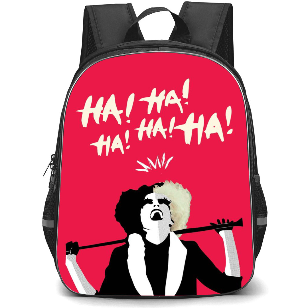 Cruella Backpack StudentPack - Cruella Movie Cruella De Vil Laughing Minimalist Art On Red Background