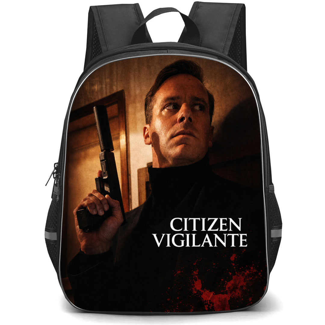 Citizen Vigilante Backpack School Bag StudentPack - Citizen Vigilante Hide Fierce Portrait Series Poster