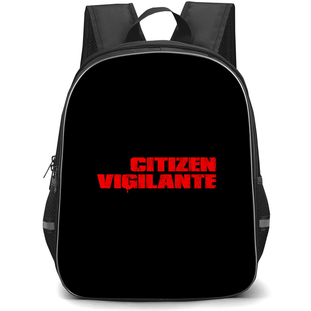 Citizen Vigilante Backpack School Bag StudentPack - Citizen Vigilante Red Series Logo Sticker