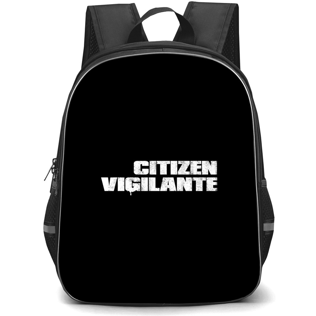Citizen Vigilante Backpack School Bag StudentPack - Citizen Vigilante White Series Logo Sticker