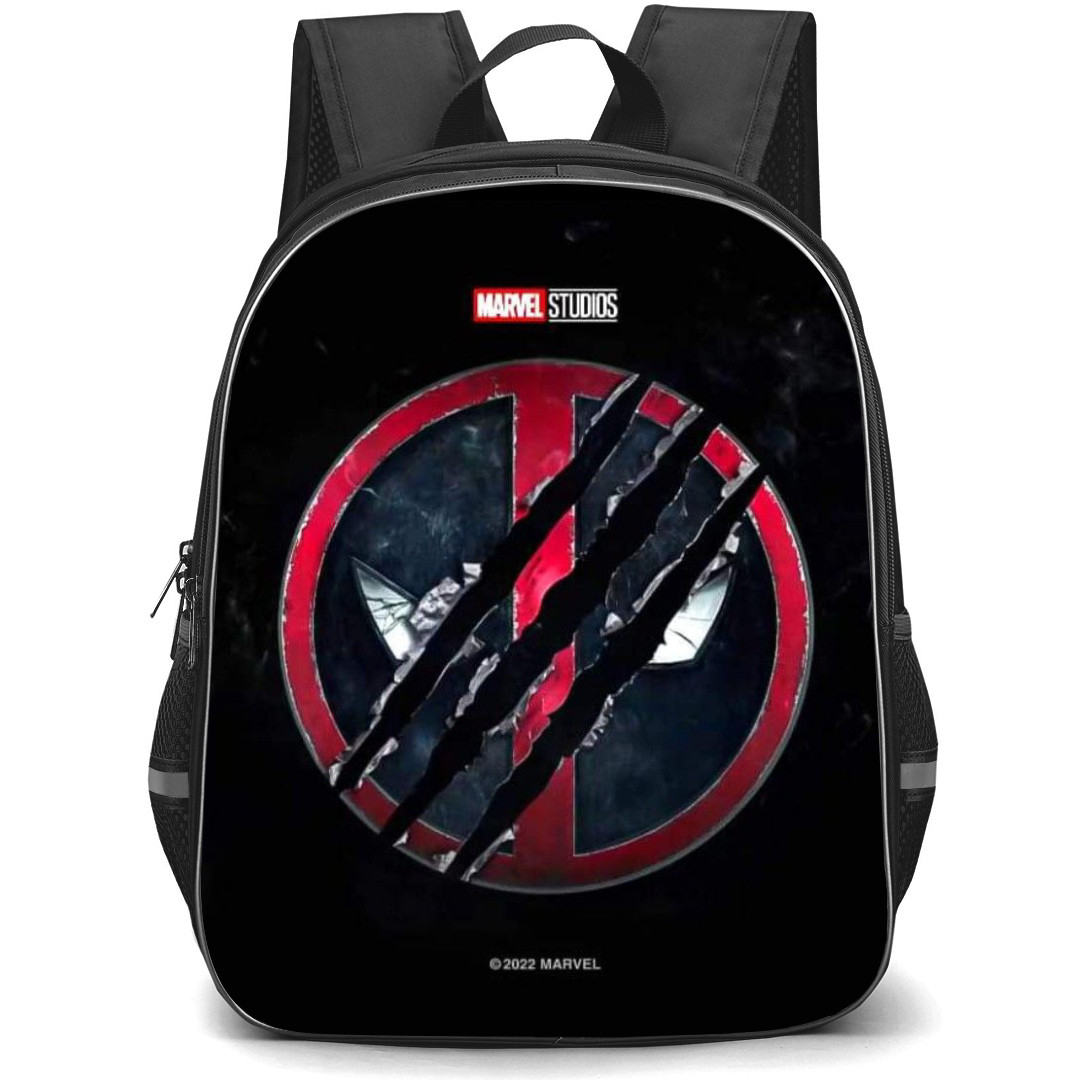 Deadpool Backpack StudentPack - Deadpool 3 Poster Black Background