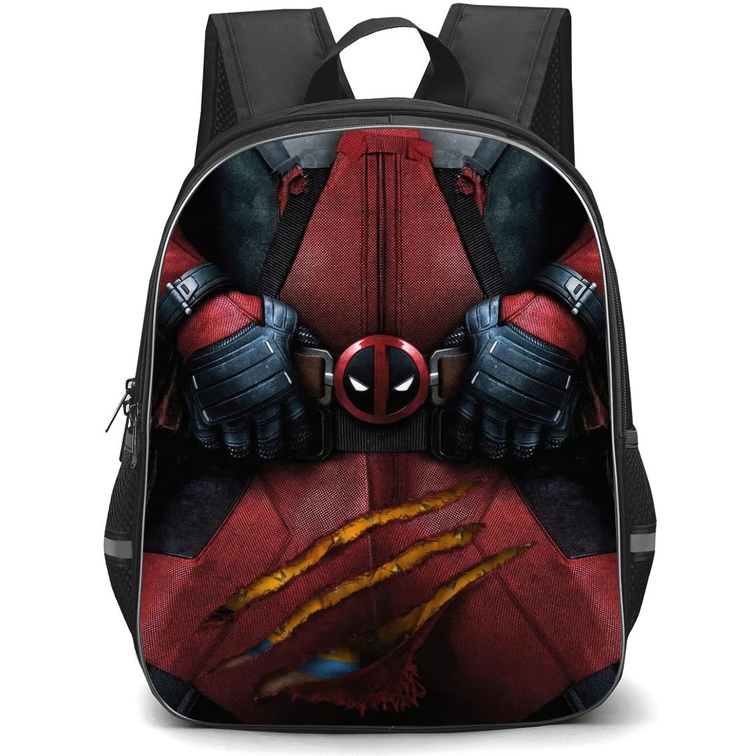 Deadpool Backpack StudentPack - Deadpool Buckling Up For Chaos Poster