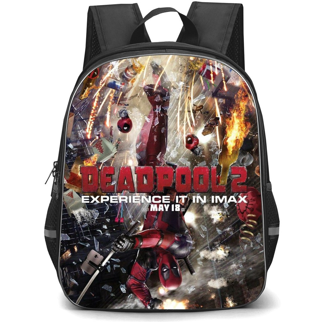 Deadpool Backpack StudentPack - Deadpool Up Side Down Poster