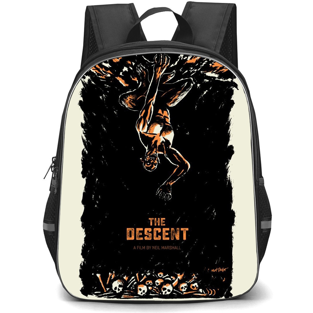 The Descent Backpack StudentPack - Black And White Poster