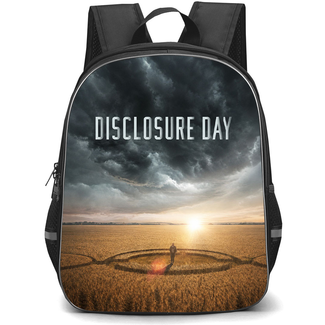 Disclosure Day Backpack School Bag StudentPack - Disclosure Day Crop Circle Encounter Poster