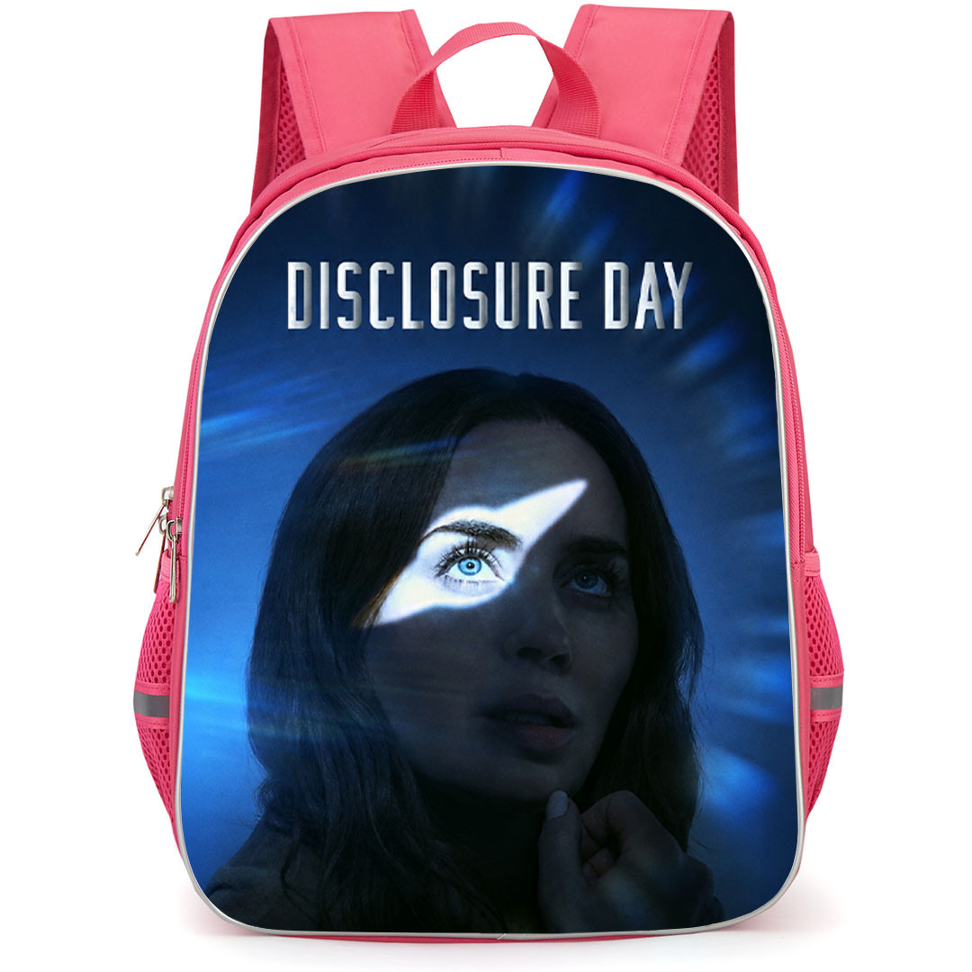 Disclosure Day Emily Blunt Backpack School Bag StudentPack - Emily Blunt Blue Iris Portrait Poster