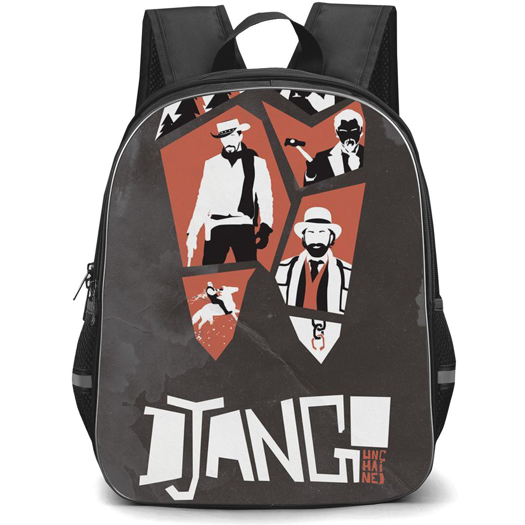 Django Unchained Backpack StudentPack - Django Unchained Illustration Art By Boris Lechaftois