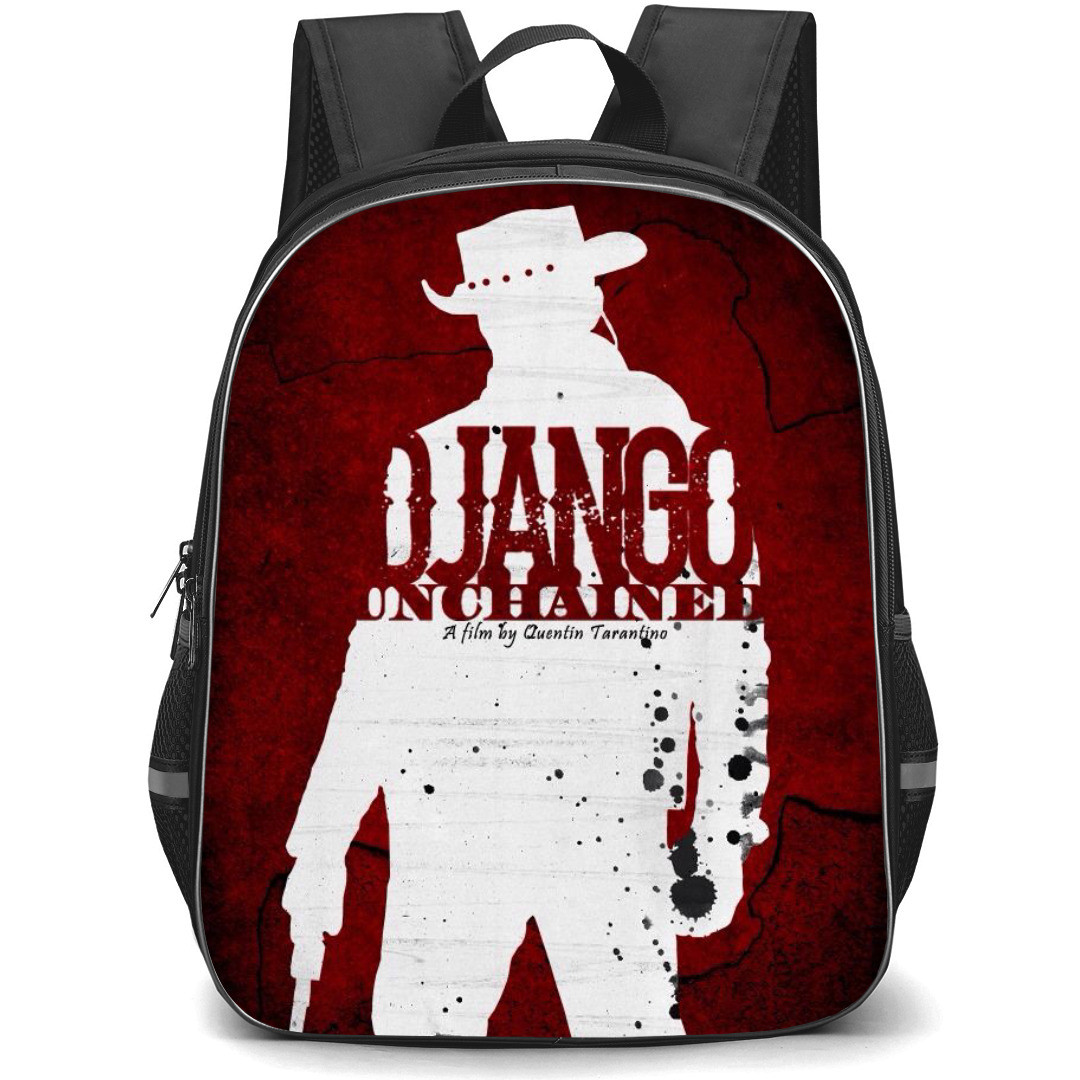 Django Unchained Backpack StudentPack - Django Unchained Movie Silhouette Poster