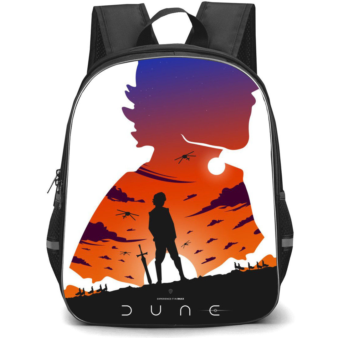 Dune Backpack StudentPack - Dune 1 Fan Art Silhouette Poster