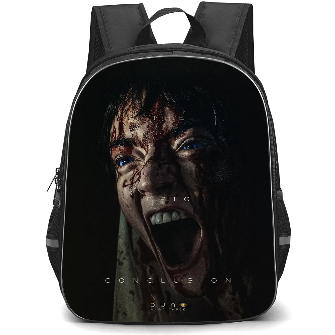 Dune Part Three Alia Atreides Backpack School Bag StudentPack - Alia Atreides The Epic Conclusion Poster