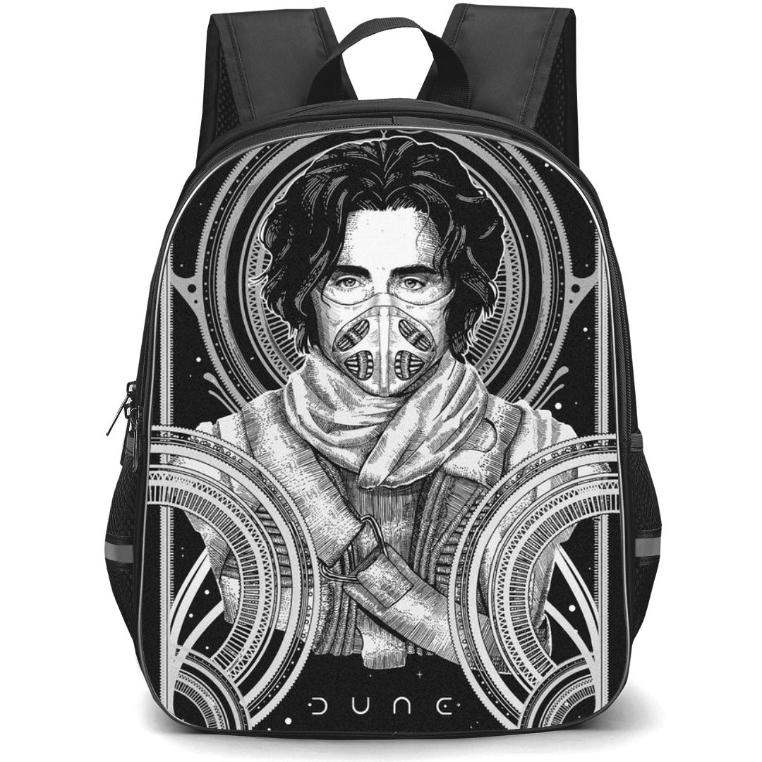 Dune Backpack StudentPack - Dune Sketches And Doodles Grayscale