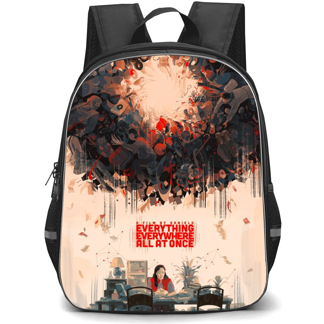 Everything Everywhere All At Once Backpack StudentPack - Everything Everywhere All At Once Illustration Art Poster