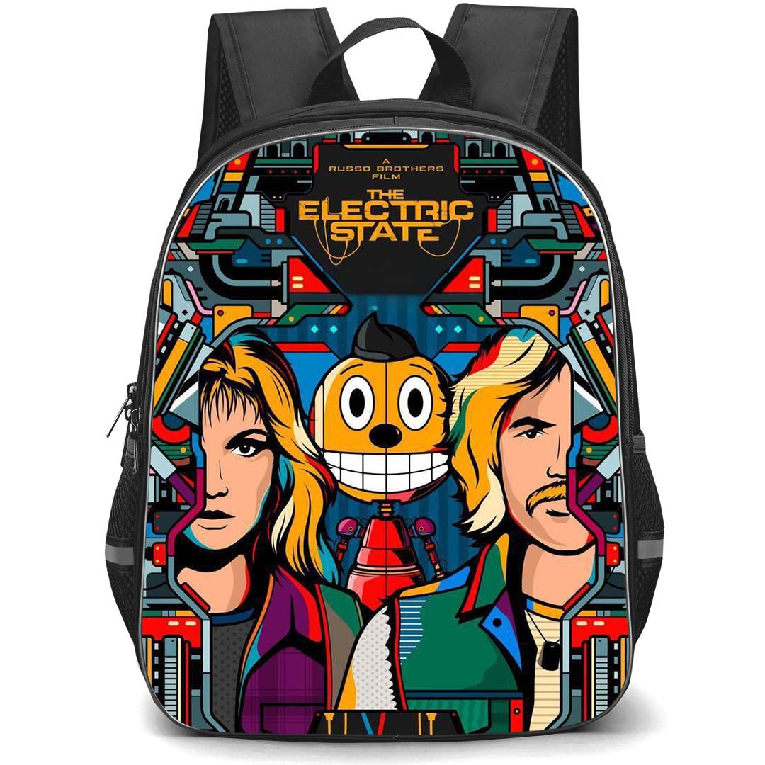 The Electric State Backpack StudentPack - The Electric State Movie Cartoon Art For Netflix Poster