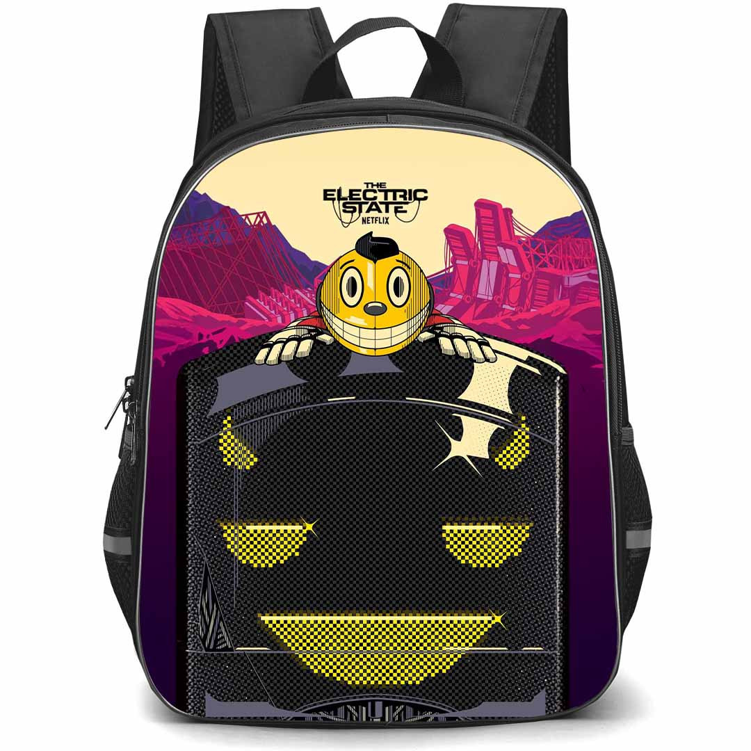 The Electric State Backpack StudentPack - The Electric State Movie Poster Illustration Art