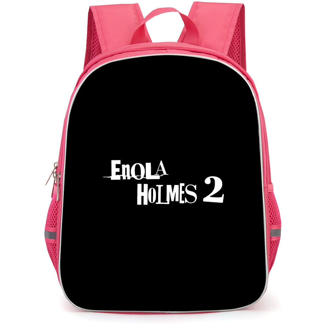 Enola Holmes 2 Backpack School Bag StudentPack - Enola Holmes 2 White Text Logo Sticker