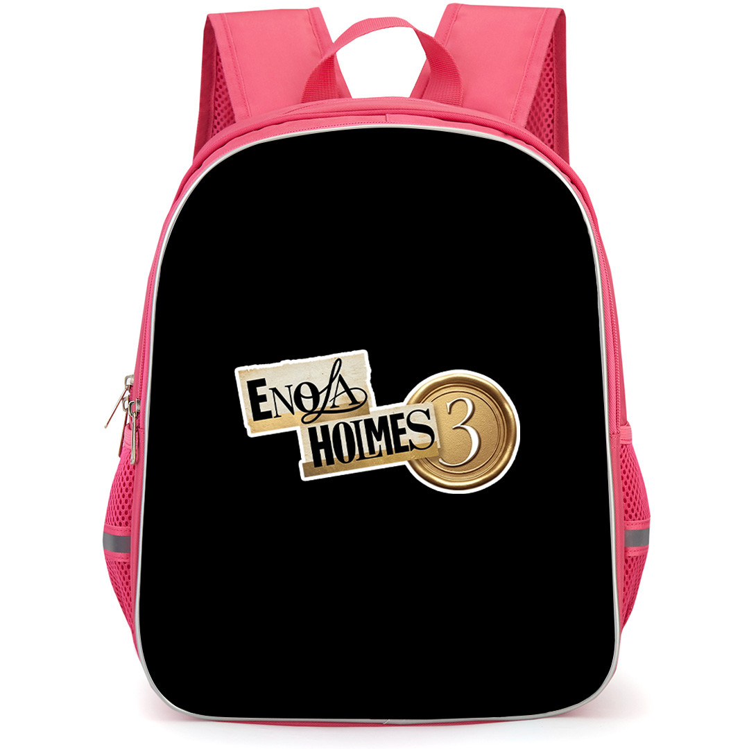 Enola Holmes 3 Backpack School Bag StudentPack - Enola Holmes 3 Gold Seal Logo Sticker