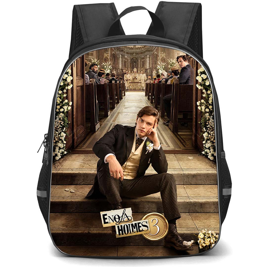 Enola Holmes 3 Viscount Tewkesbury Backpack School Bag StudentPack - Viscount Tewkesbury Wedding Day Poster