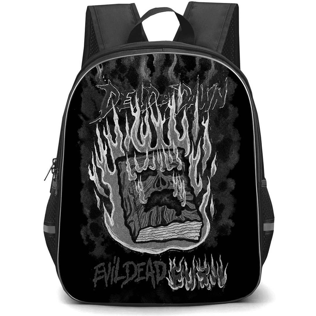 Evil Dead Burn Backpack School Bag StudentPack - Evil Dead Burn Burning Necronomicon Artwork Poster