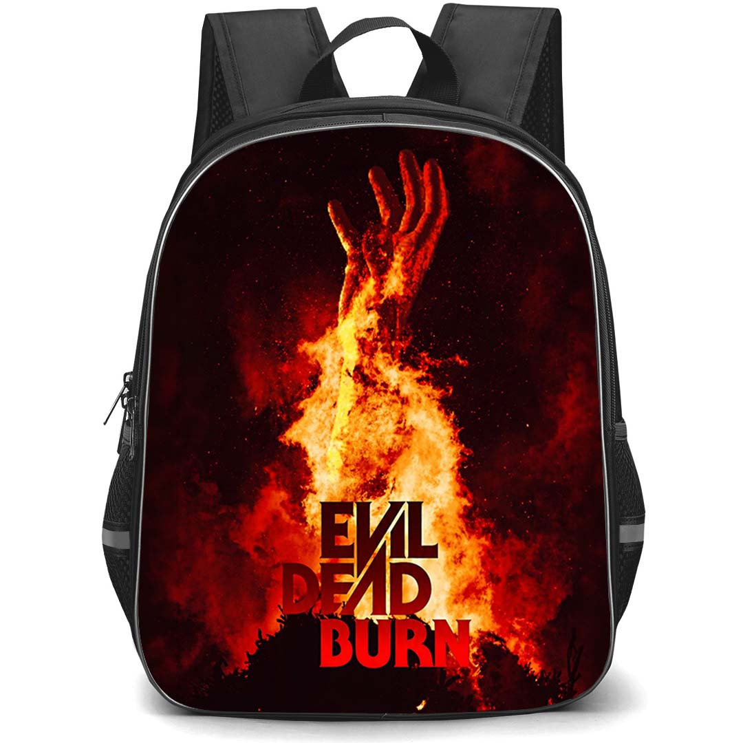 Evil Dead Burn Backpack School Bag StudentPack - Evil Dead Burn Burning Hand Horror Poster