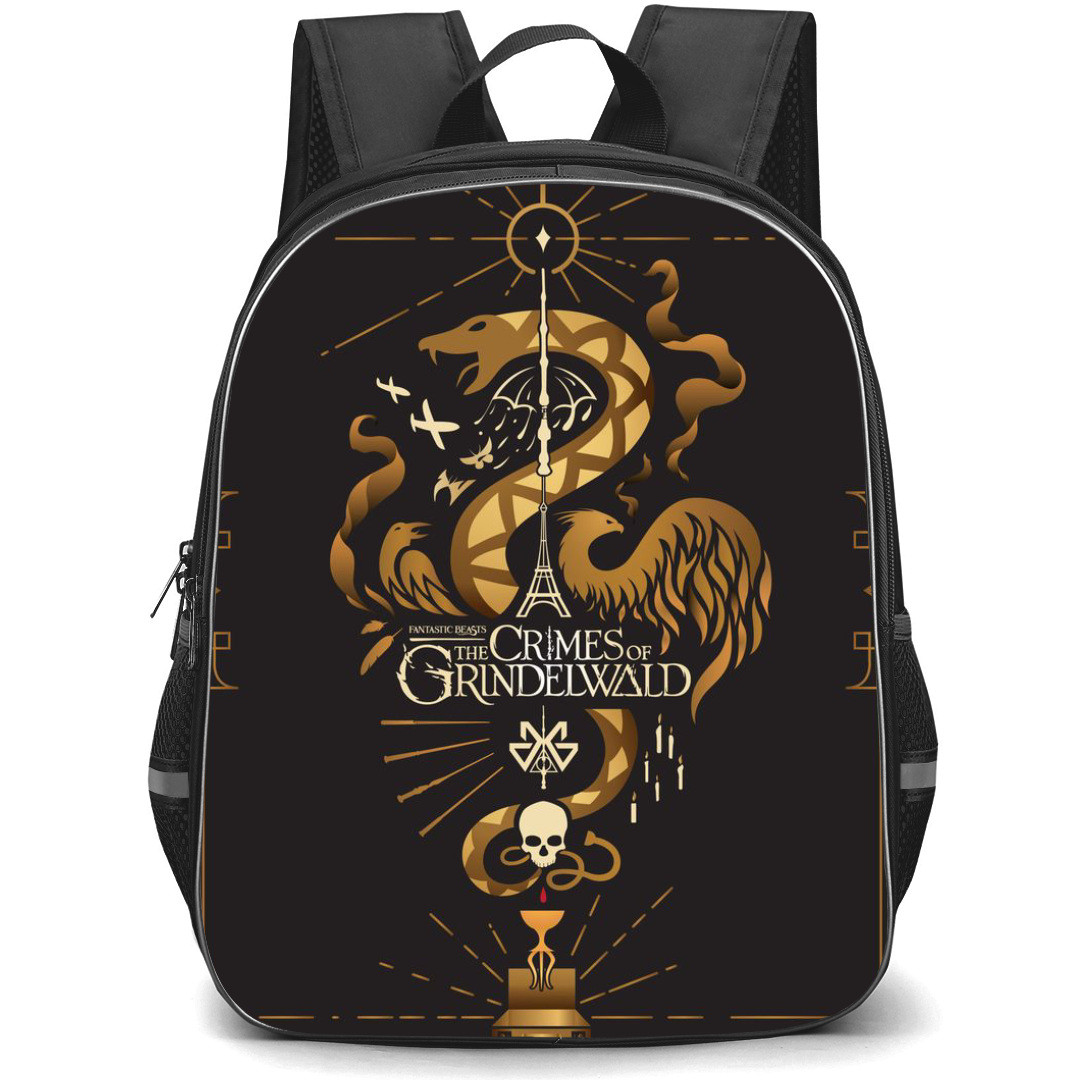 Fantastic Beast Backpack StudentPack - Fantastic Beast The Crimes of Grindelwald Minimalist Art