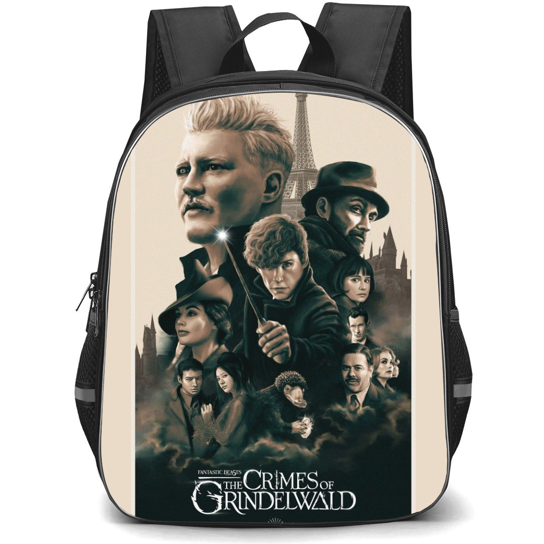 Fantastic Beast Backpack StudentPack - Fantastic Beast Retro Illustration Art