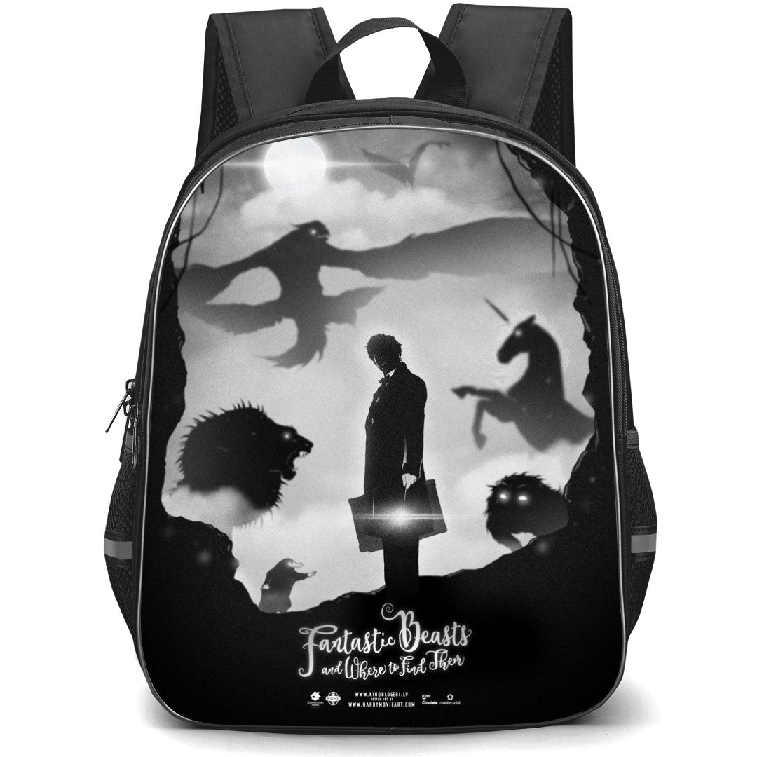 Fantastic Beast Backpack StudentPack - Fantastic Beast And Where To Find Silhouette Poster