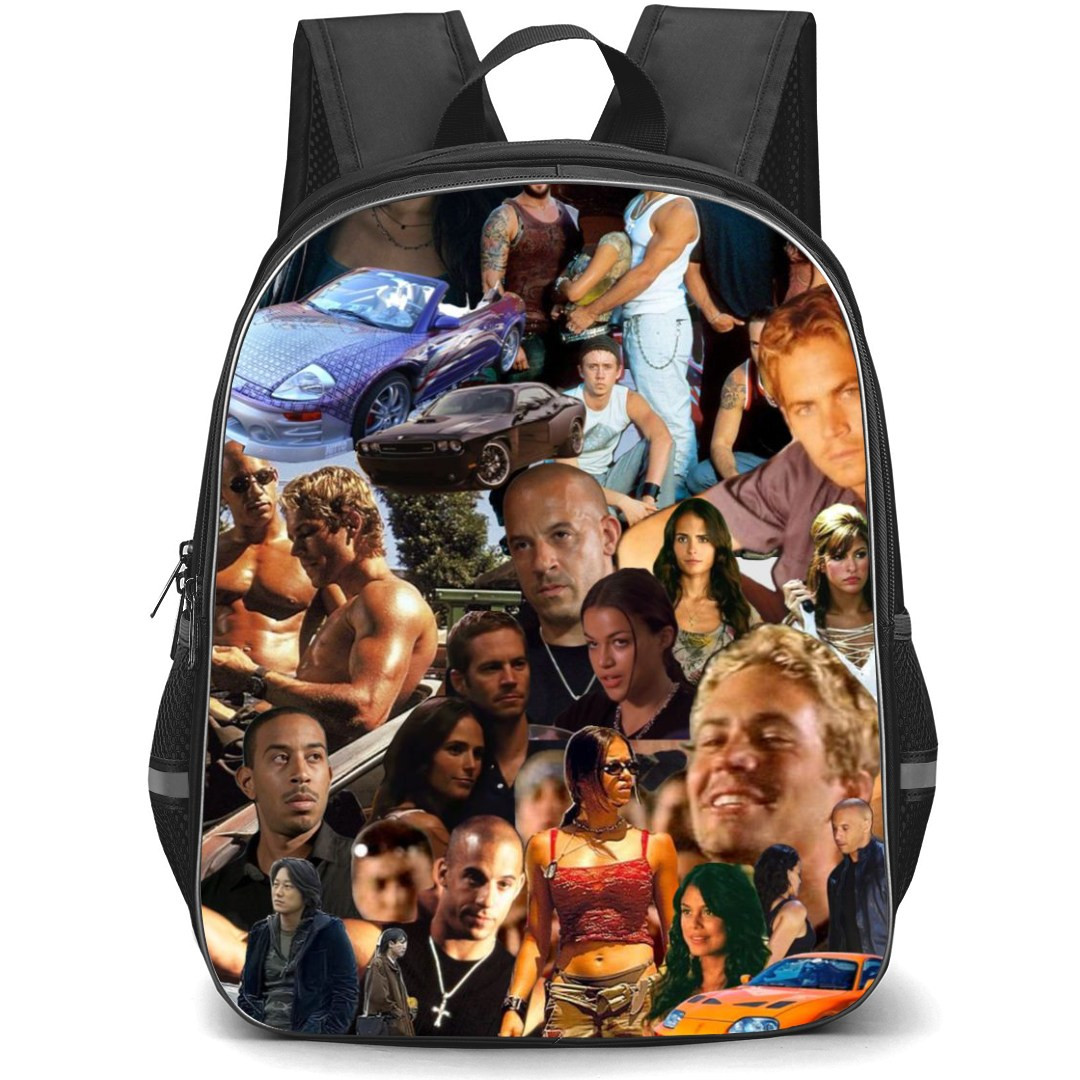 Fast and Furious Backpack StudentPack - Fast and Furious Collage Poster