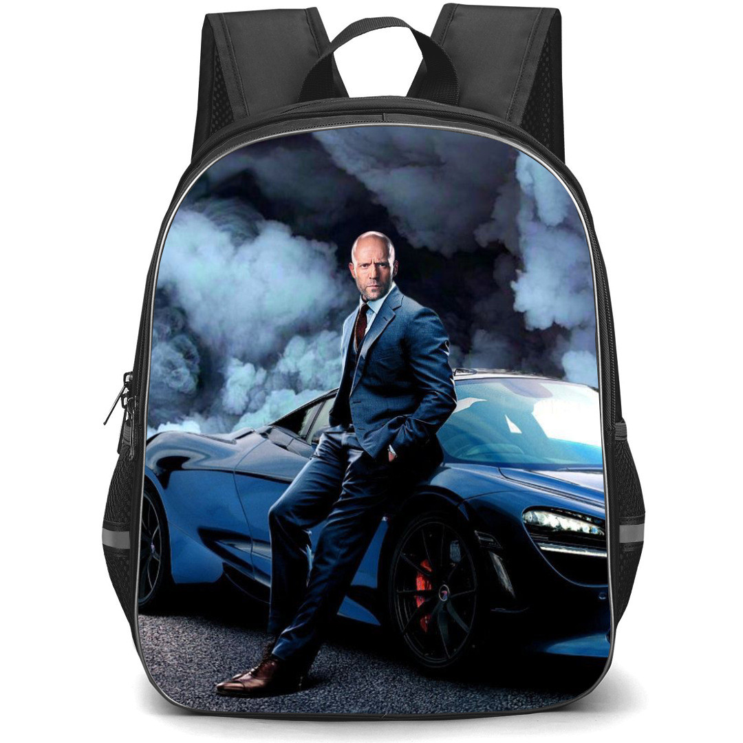 Fast and Furious Backpack StudentPack - Fast and Furious Hobbs & Shaw Jason Sitting On McLaren