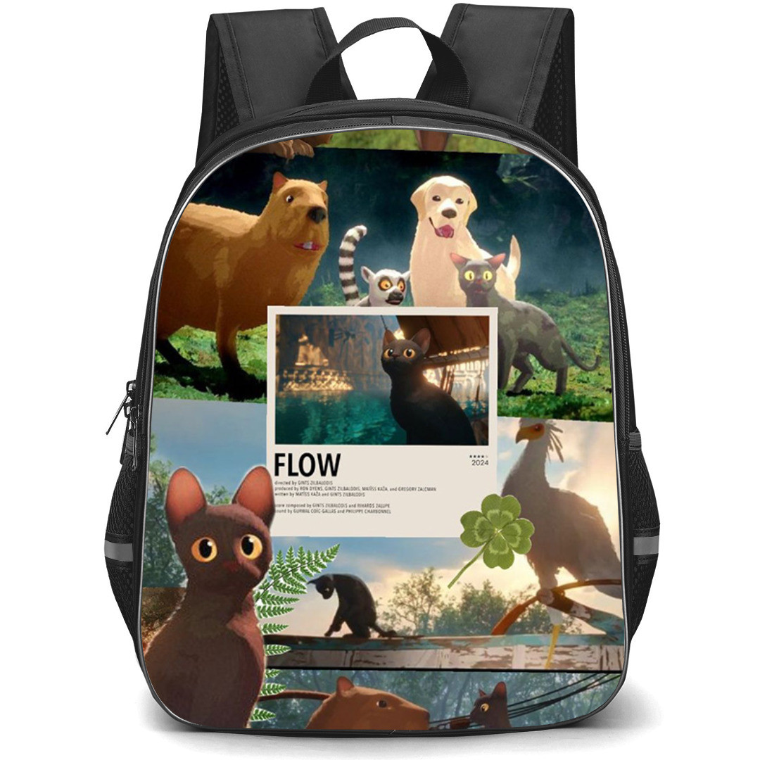 Flow Backpack StudentPack - Flow Characters On Boat 3D Art Poster