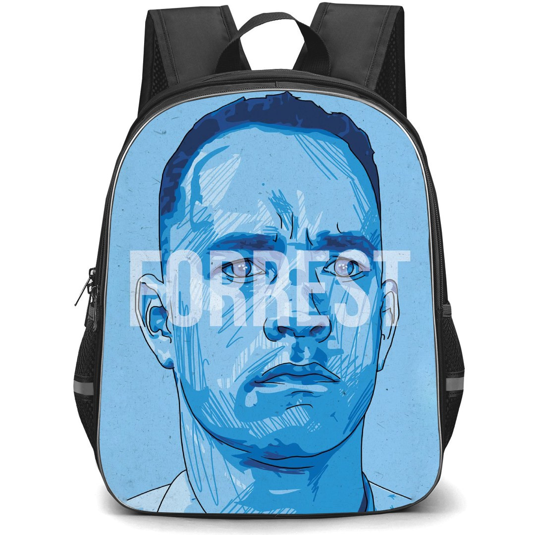 Forrest Gump Backpack StudentPack - Forrest Gump Tom Hanks Portrait Art Blue Background