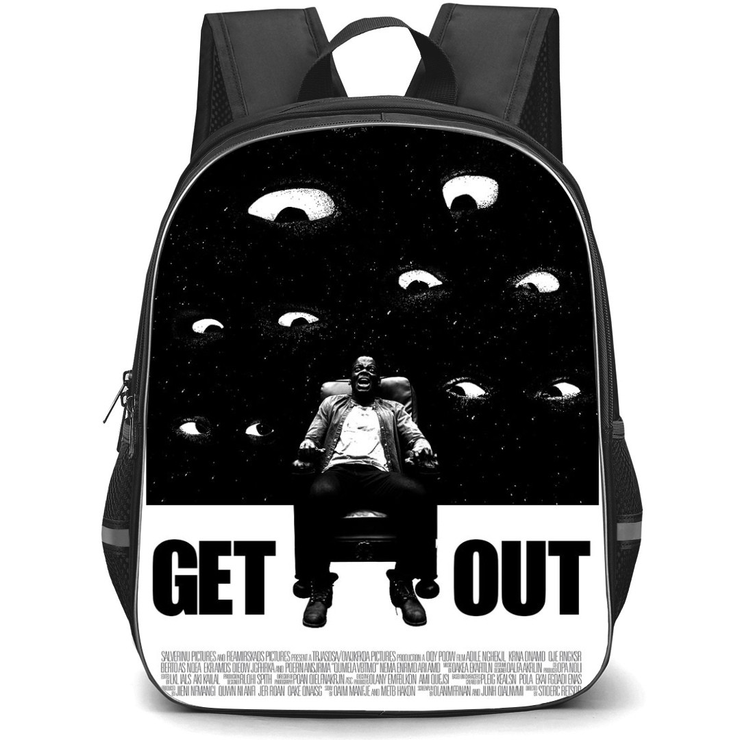 Get Out Backpack StudentPack - Get Out Grayscale Poster By Kevin Carter