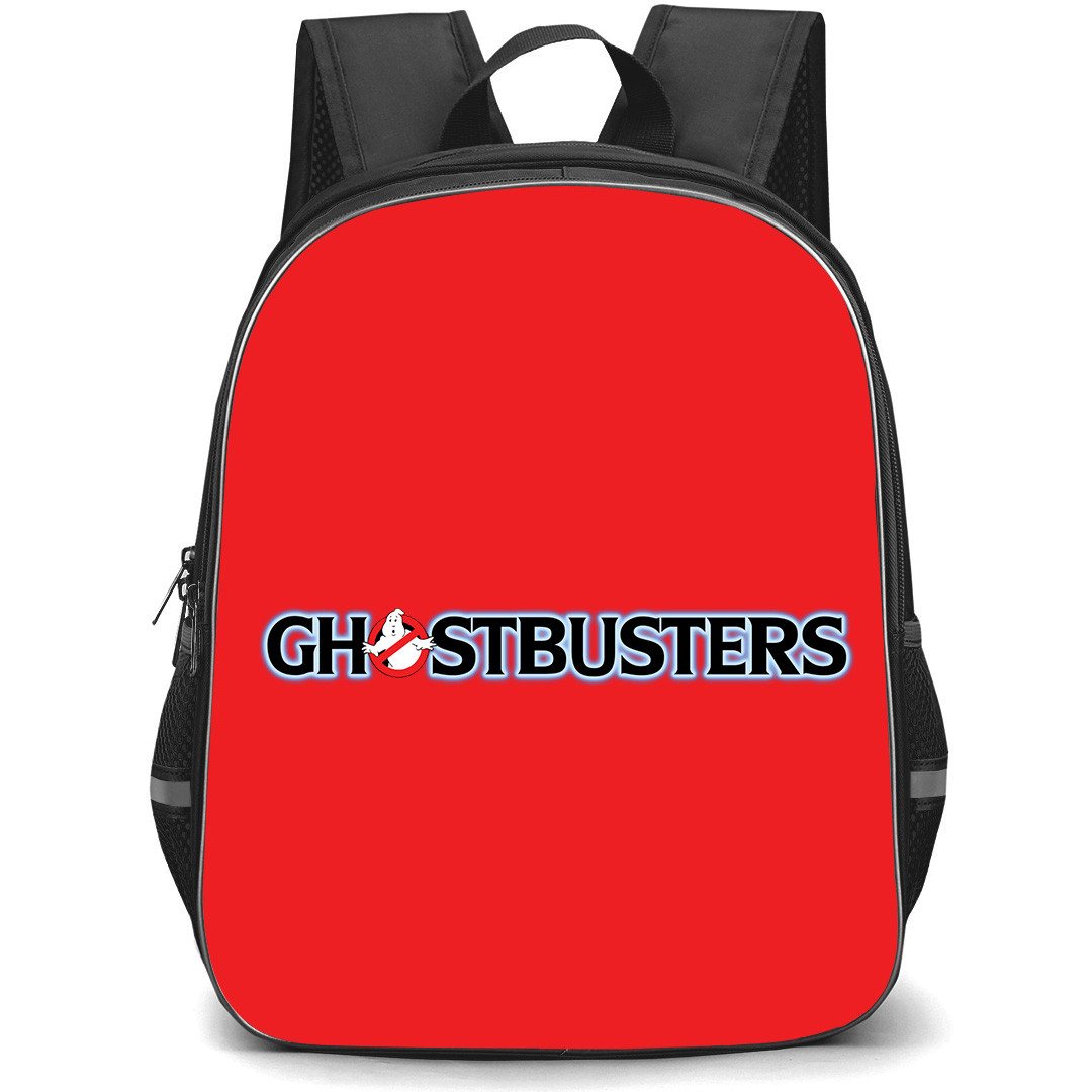Ghostbusters Backpack StudentPack - Ghostbusters Logo On Red Background