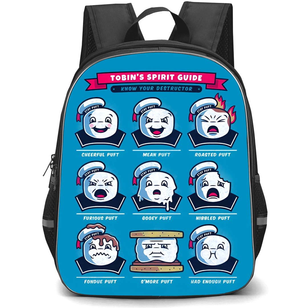 Ghostbusters Backpack StudentPack - Ghostbusters Stay Puft Marshmallow Expressions Avatars Poster