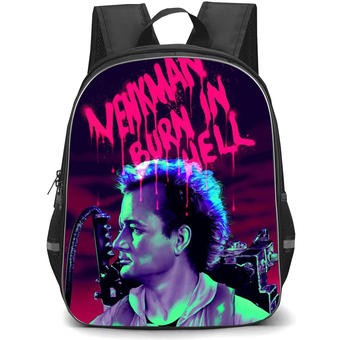 GhostBuster Backpack StudentPack - GhostBuster Venkman Burn In Hell Poster