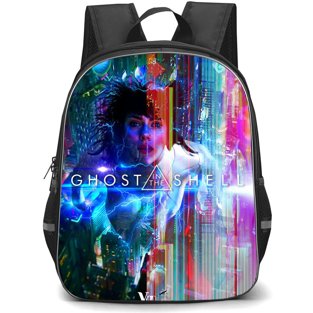 Ghost In The Shell Backpack StudentPack - Ghost In The Shell Movie Cyberpunk Poster