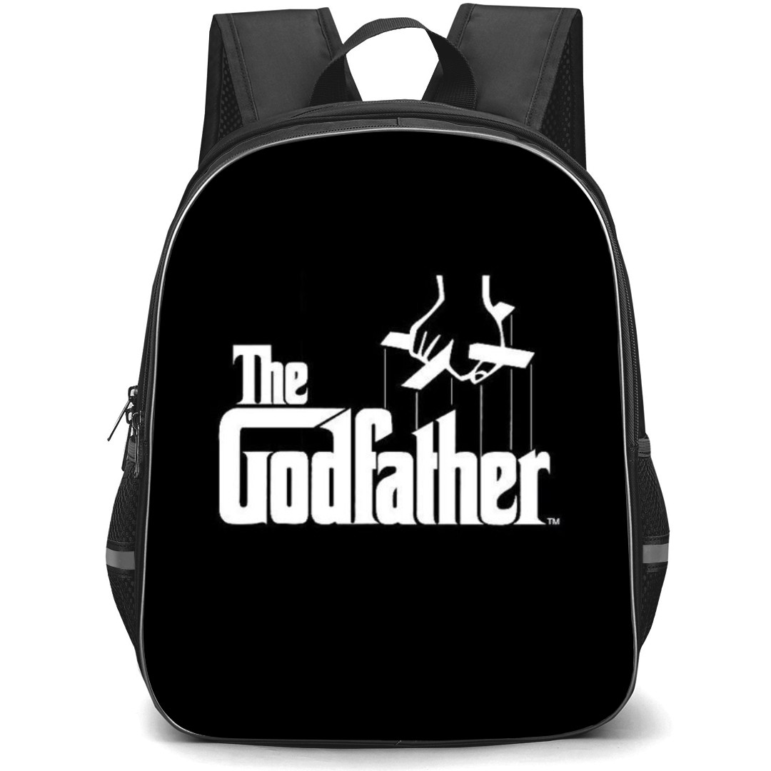 The GodFather Backpack StudentPack - The GodFather Movie Logo On Black Background