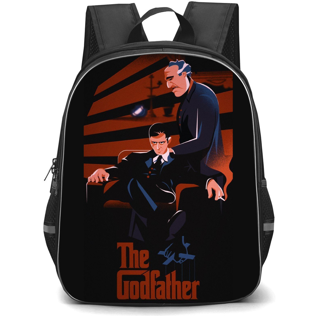 The GodFather Backpack StudentPack - The GodFather Movie Cartoon Art Poster