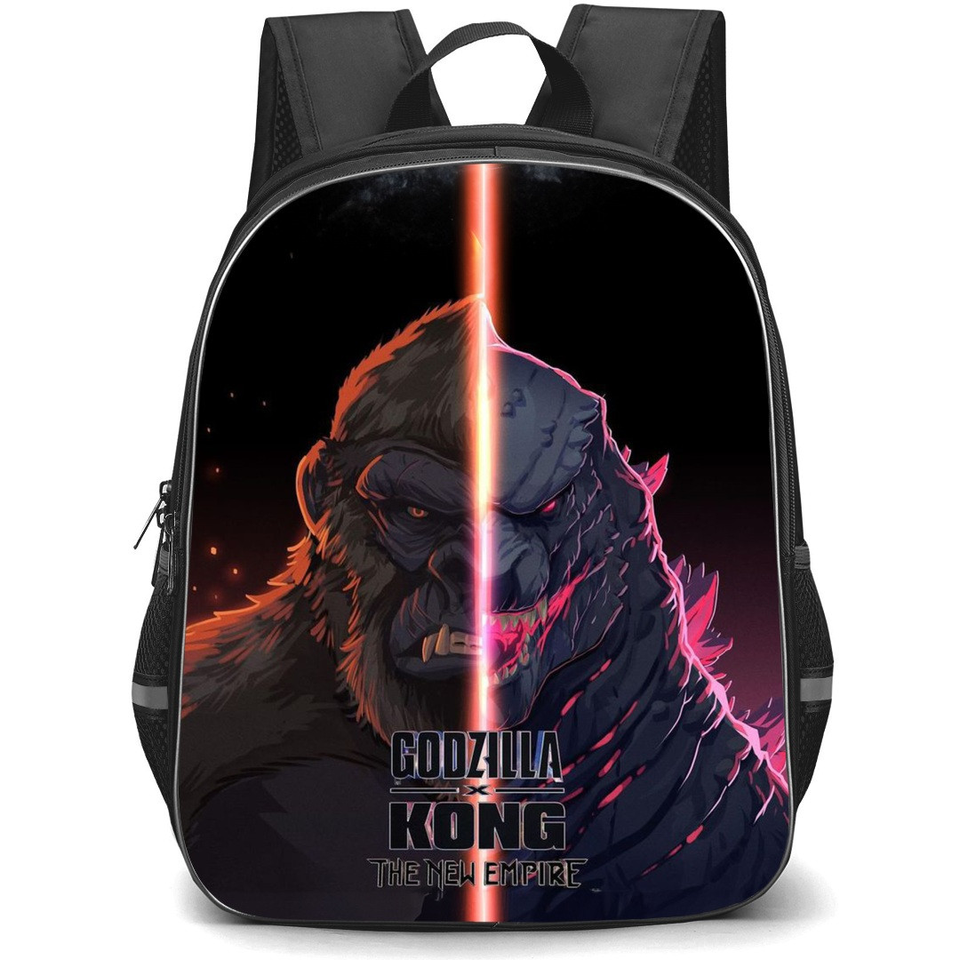 Godzilla X Kong School Backpack StudentPack - Godzilla And King Kong Portrait