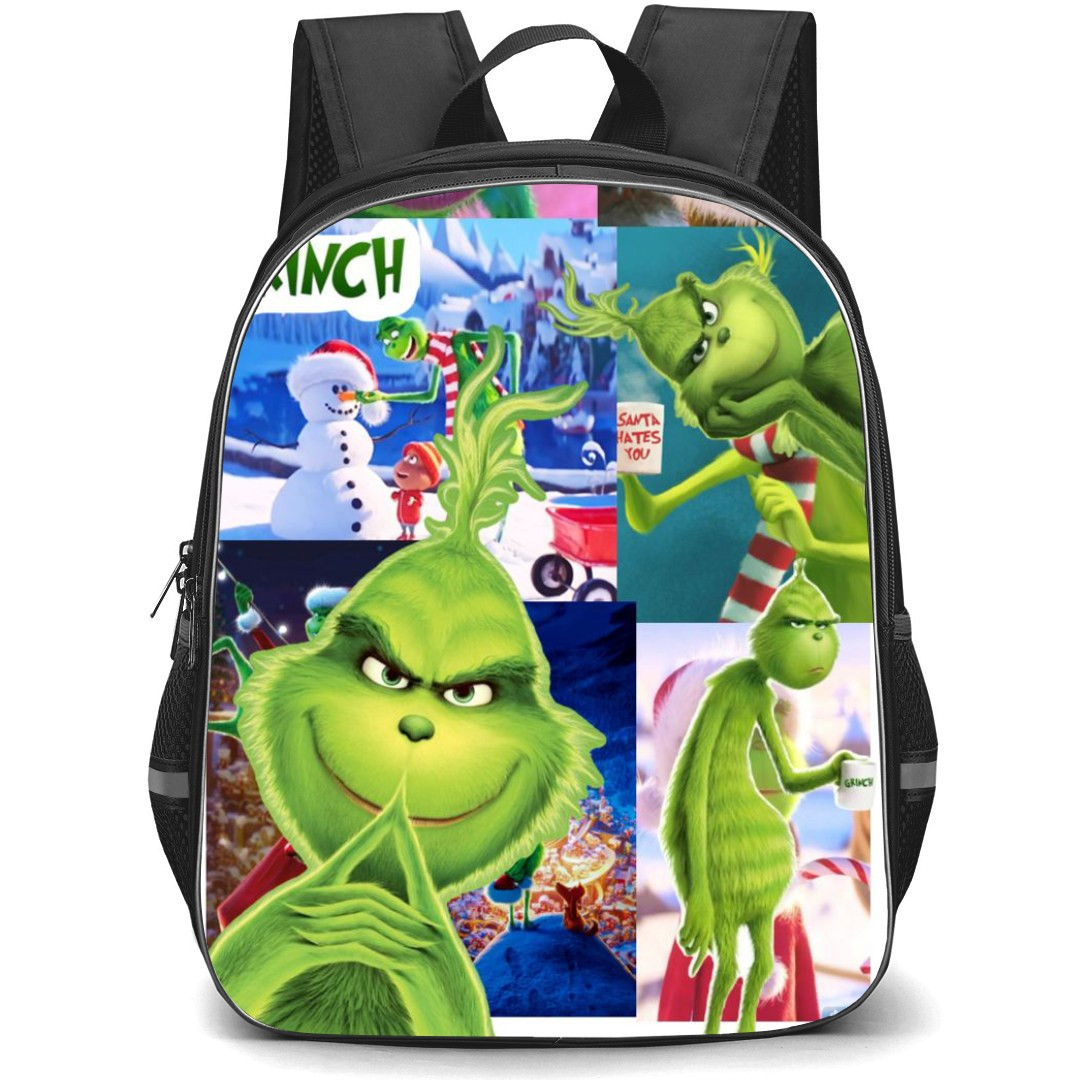 The Grinch Backpack StudentPack - The Grinch Animation Movie Poster Collage