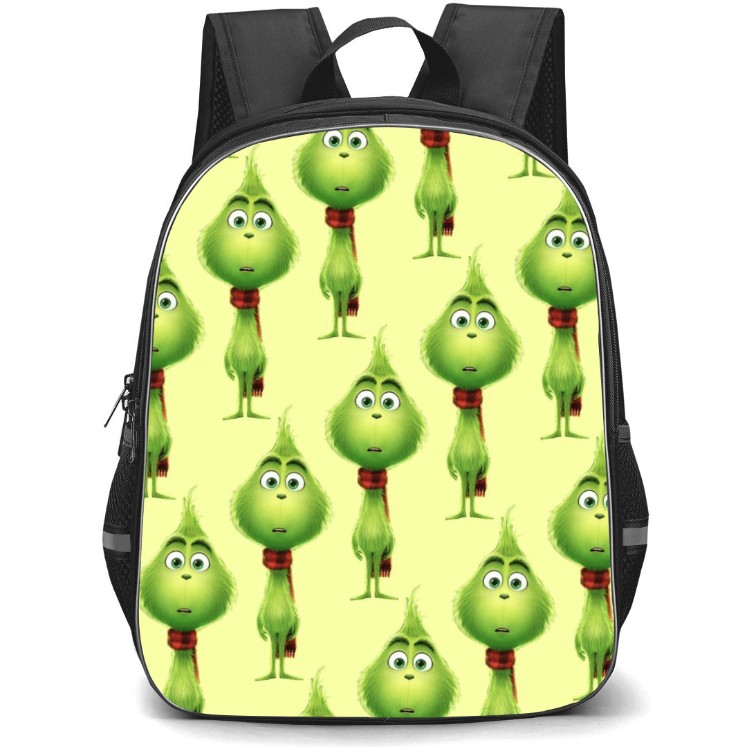The Grinch Backpack StudentPack - The Grinch Cartoon Standing Pattern Art Poster