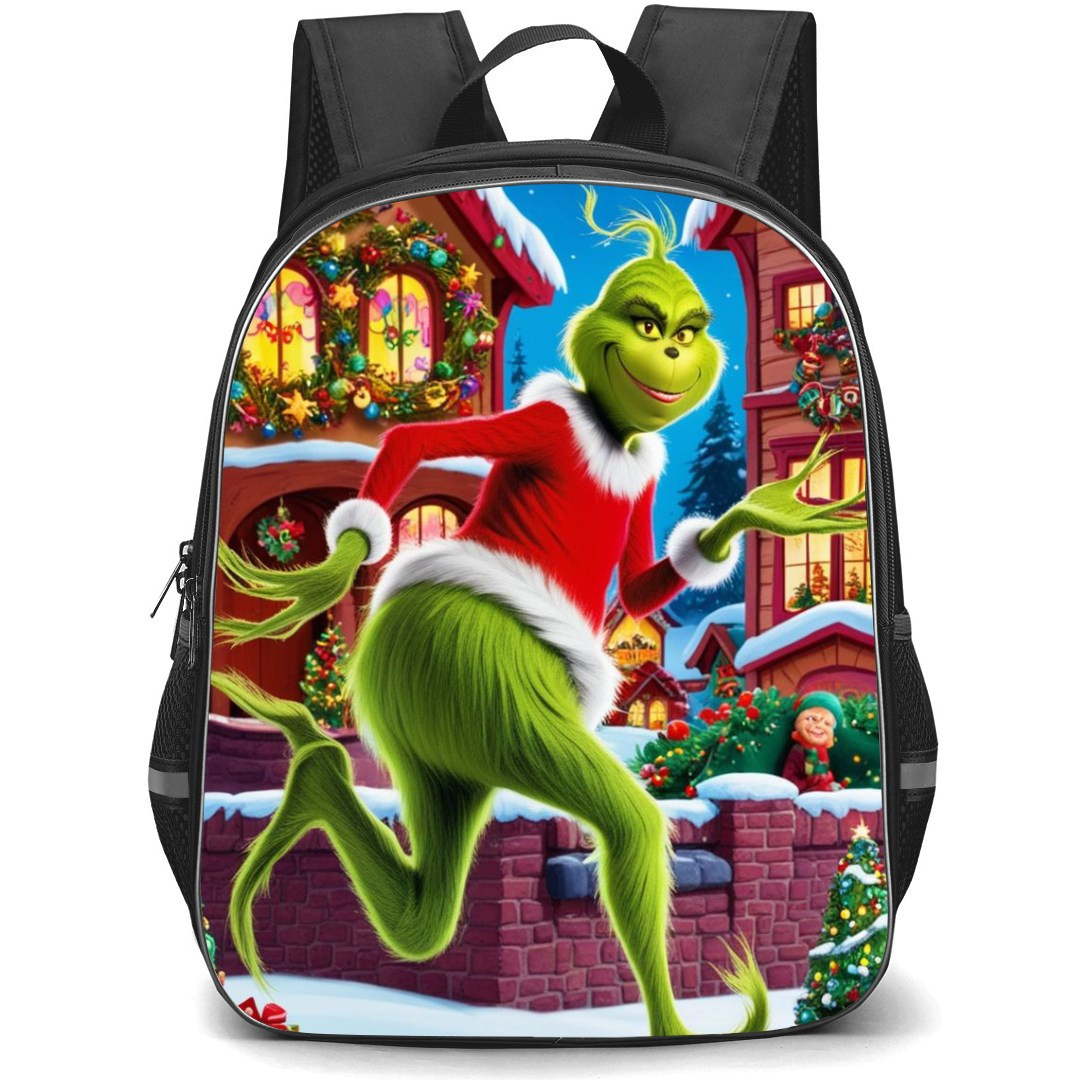The Grinch Backpack StudentPack - The Grinch Santa Claus Digital Art Poster